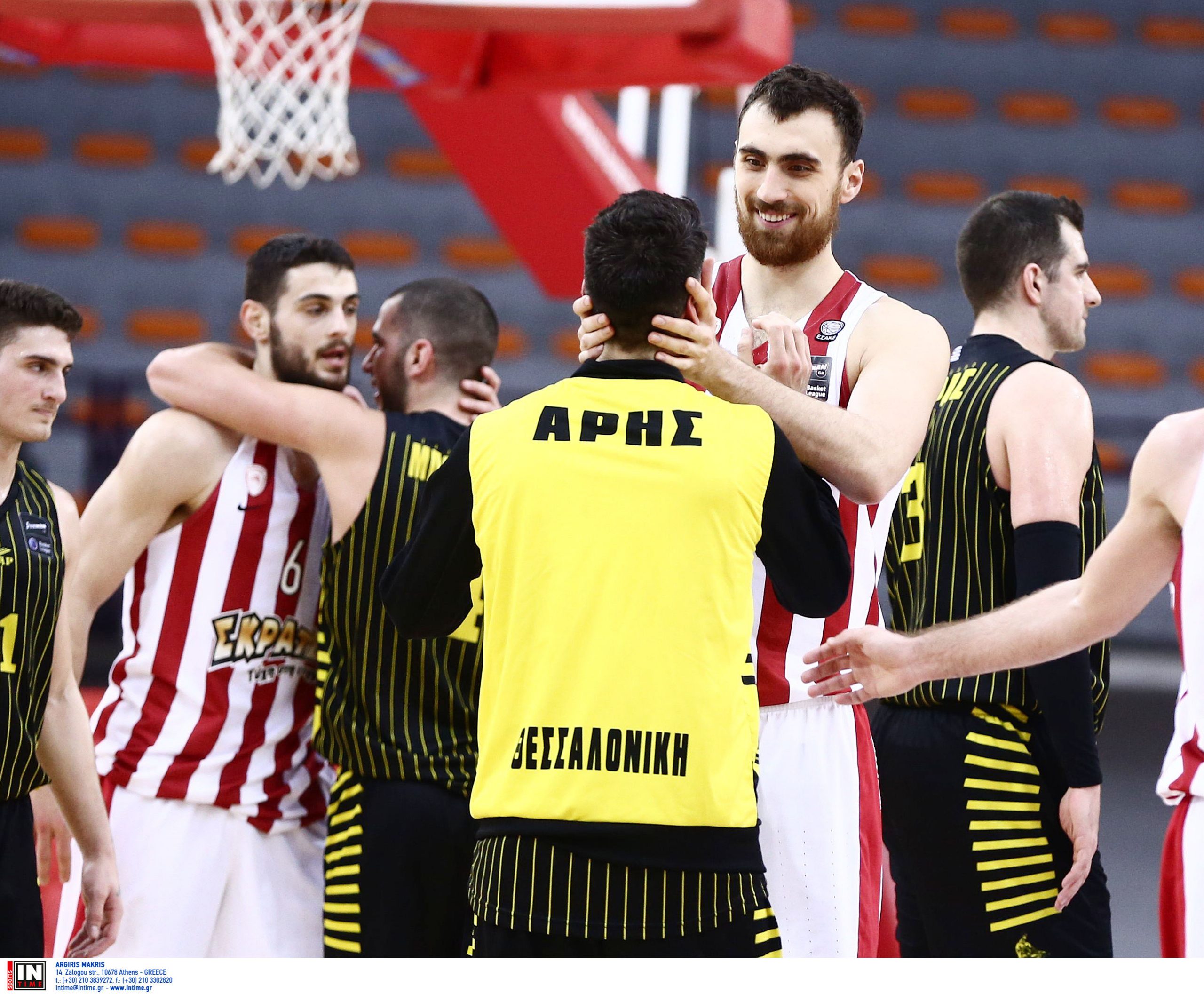 Νίκησε εύκολα τον Άρη ο Ολυμπιακός στο ΣΕΦ με 86-66