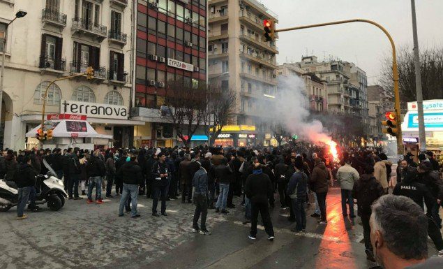 Διαμαρτυρίες σε όλη την χώρα από τους οπαδούς του ΠΑΟΚ