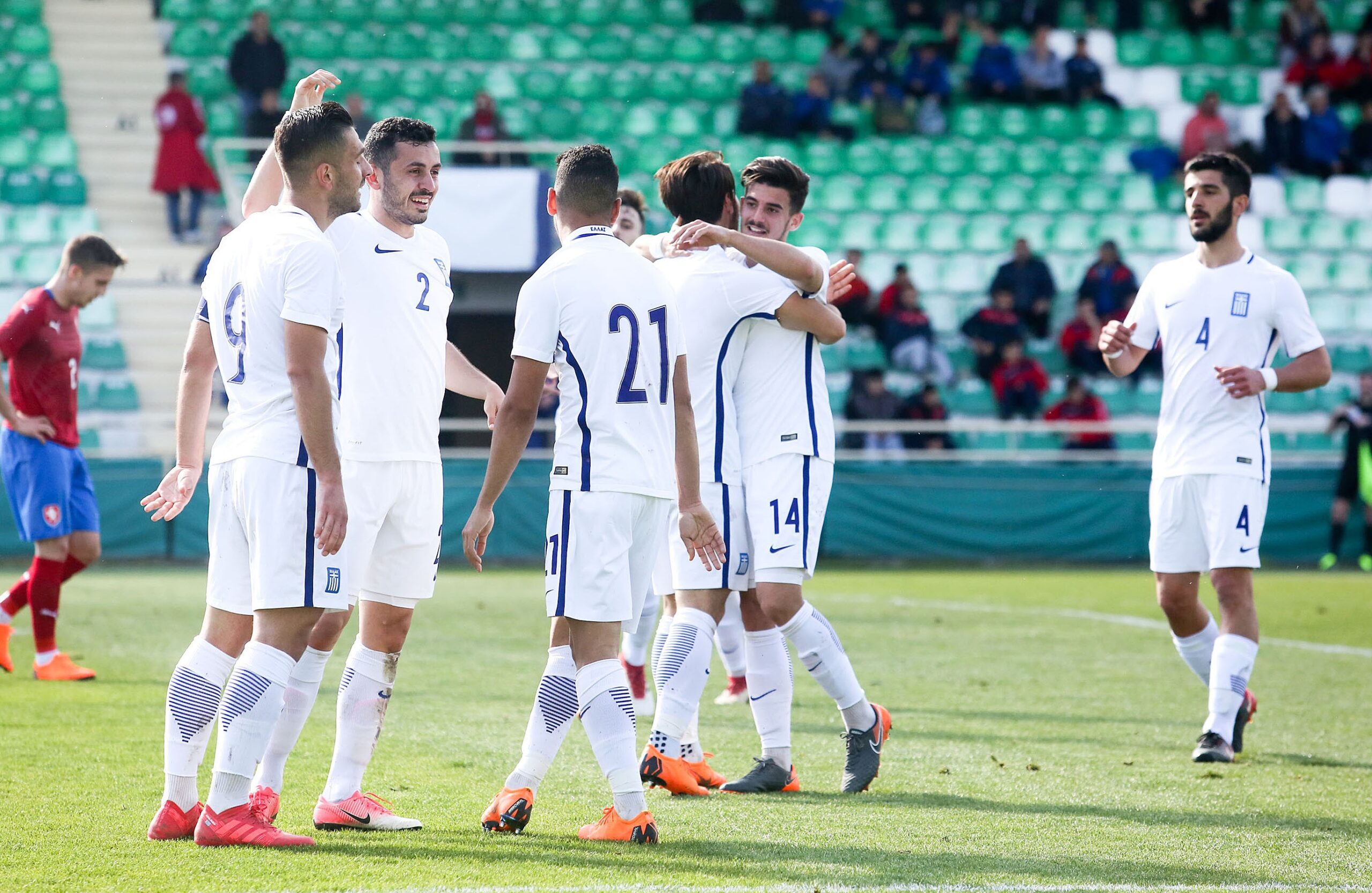 Άνετα η Εθνική ελπίδων, 3-0 την Τσεχία