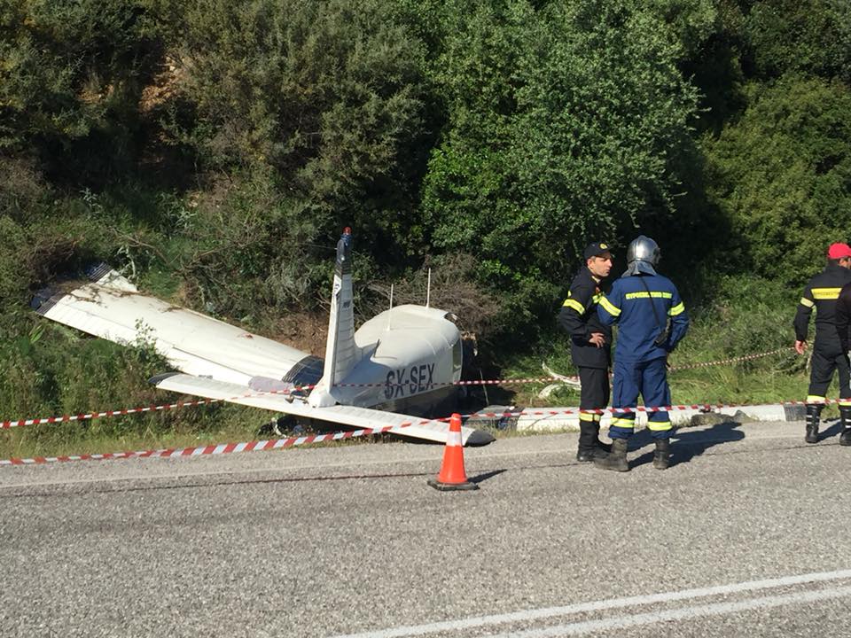 Πτώση αεροπλάνου στη Φωκίδα με δύο νεκρούς (vid)