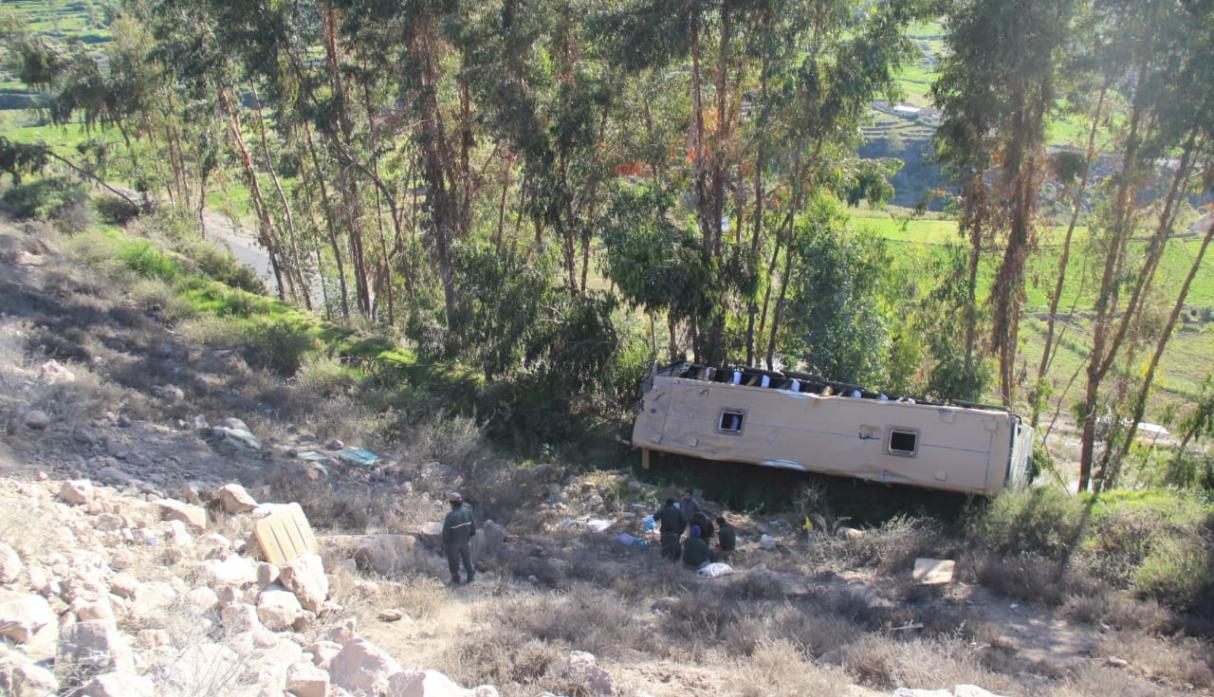 Λεωφορείο έπεσε σε χαράδρα στο Περού