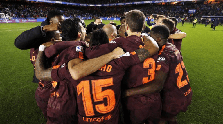 Η Μπαρτσελόνα μας δείχνει τους αληθινούς πρωταθλητές (pic)