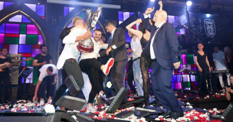 Η ομιλία Ιβάν και το πάρτι του ΠΑΟΚ σε video