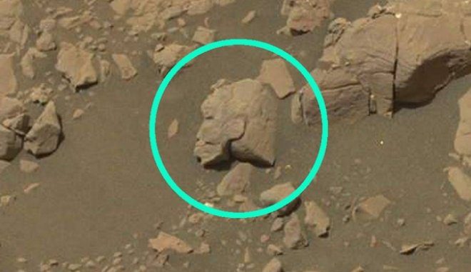 Σάλος με φωτογραφία της NASA με το «κεφάλι πολεμιστή» στον πλανήτη Άρη! (vid)