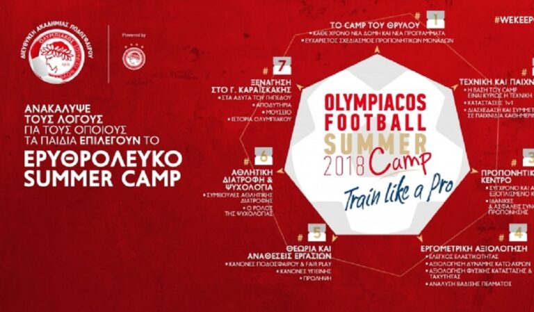 Το 18ο Summer Camp του Ολυμπιακού