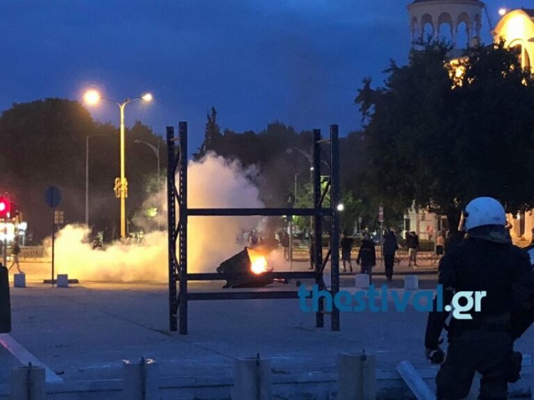 Πεδίο μάχης το κέντρο της Θεσσαλονίκης (video)