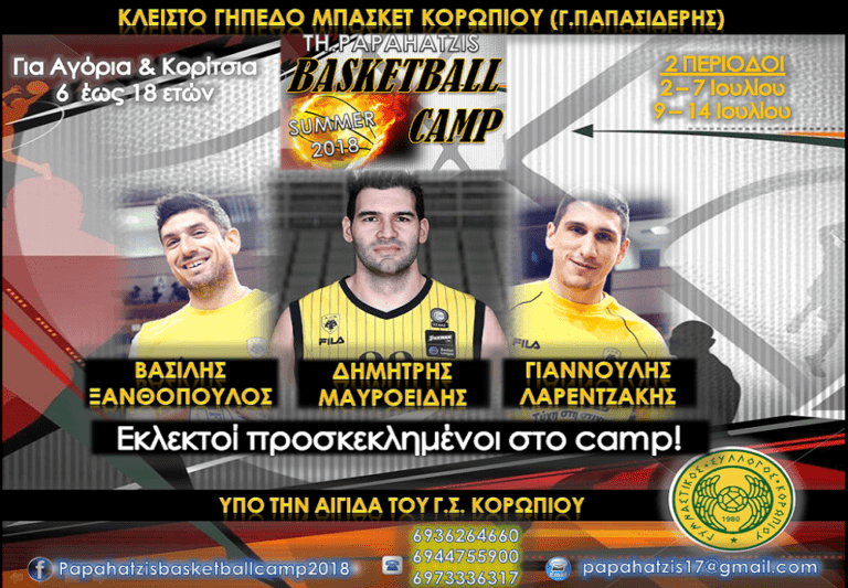 Εκλεκτοί προσκεκλημένοι και πολλές εκπλήξεις στο «TH. PAPAHATZIS BASKETBALL CAMP»
