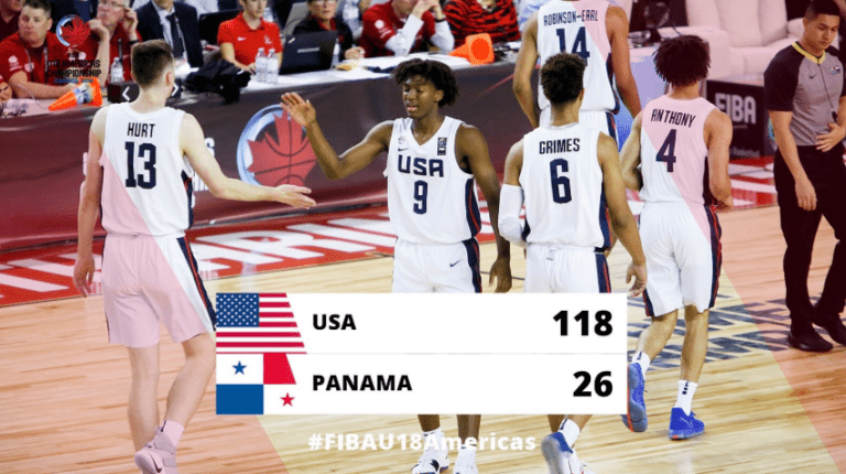 Οι ΗΠΑ «εξευτέλισαν» τον Παναμά με 118-26 στο FIBA Americas U-18
