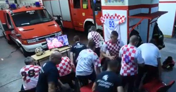 Το καθήκον χάλασε τη γιορτή Κροατών πυροσβεστών (vid)