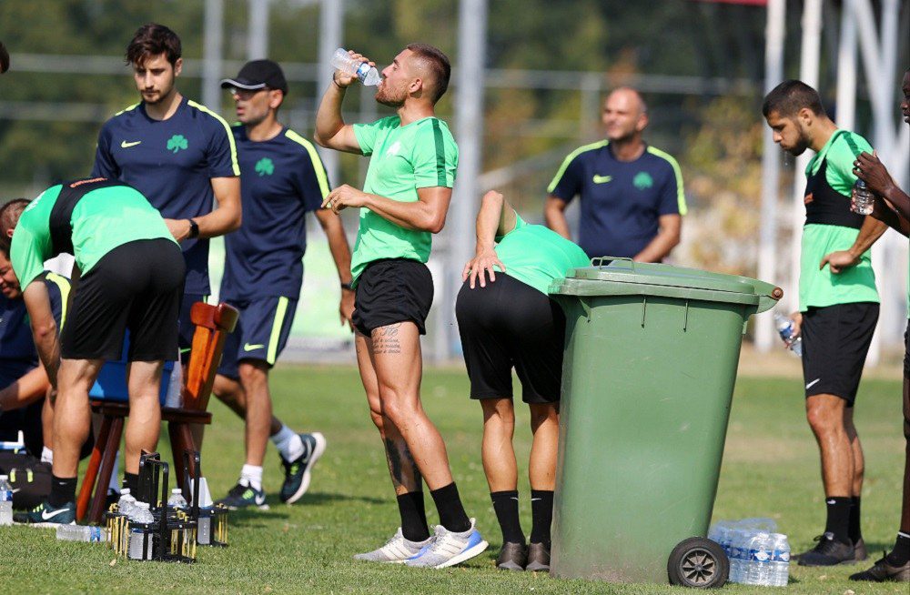 Παναθηναϊκός: Ασκήσεις κατοχής και αντίδρασης (vids)