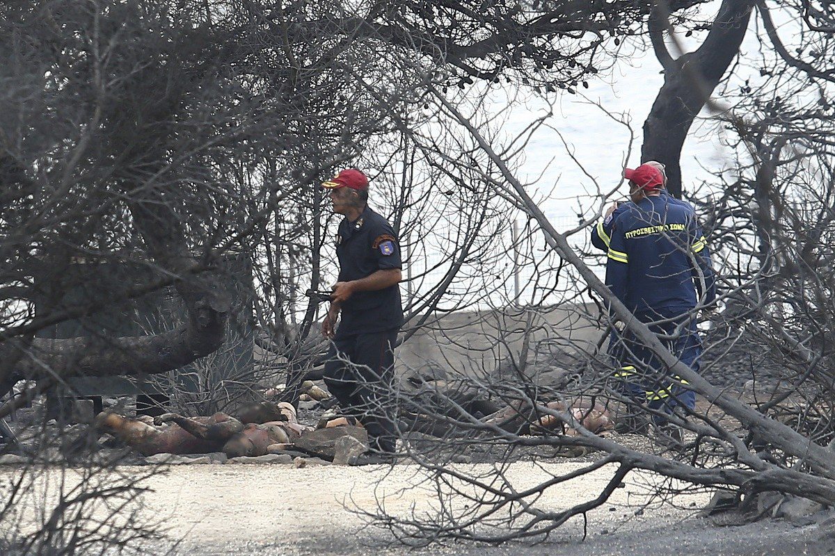 Απίστευτες εικόνες! Τα εναέρια πλάνα από την πυρκαγιά (vid)