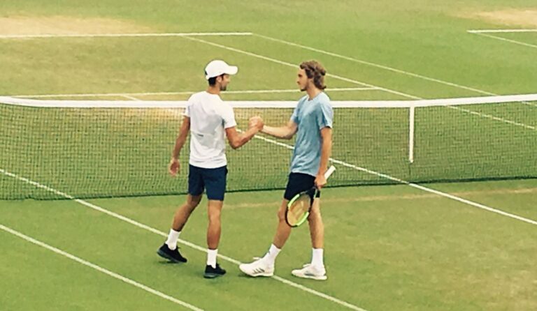 Προπόνηση με Τζόκοβιτς ο Τσιτσιπάς (pic)