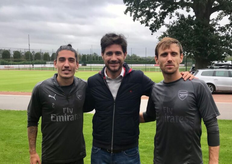 Ο Βίκτορ Σάντσεθ στην προπόνηση της Άρσεναλ (pics)