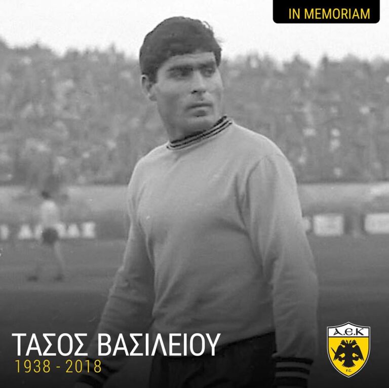 “Εφυγε” από τη ζωή ο Τάσος Βασιλείου