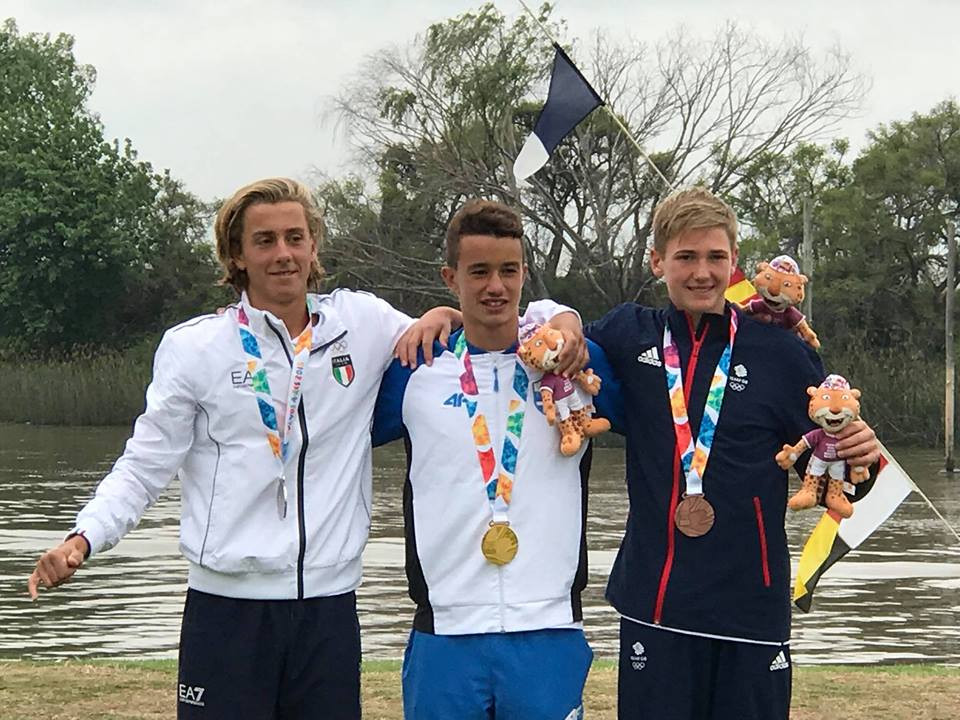 Oλυμπιακοί Αγώνες Νέων: Η απονομή του χρυσού μεταλλίου στον Καλπογιαννάκη [vid]