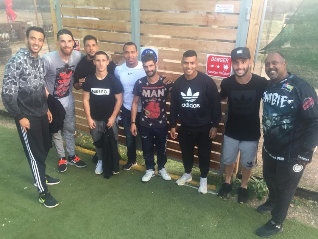 Ολυμπιακός: Ξέδωσαν με paintball (pic)