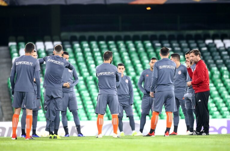 Μπέτις – Ολυμπιακός: Τι έδειξε ο Μαρτίνς για την επίθεση