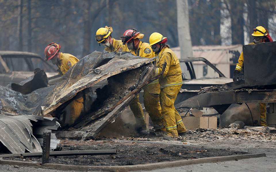 Πυρκαγιές στην Καλιφόρνια: Στους 63 οι νεκροί – 600 αγνοούμενοι