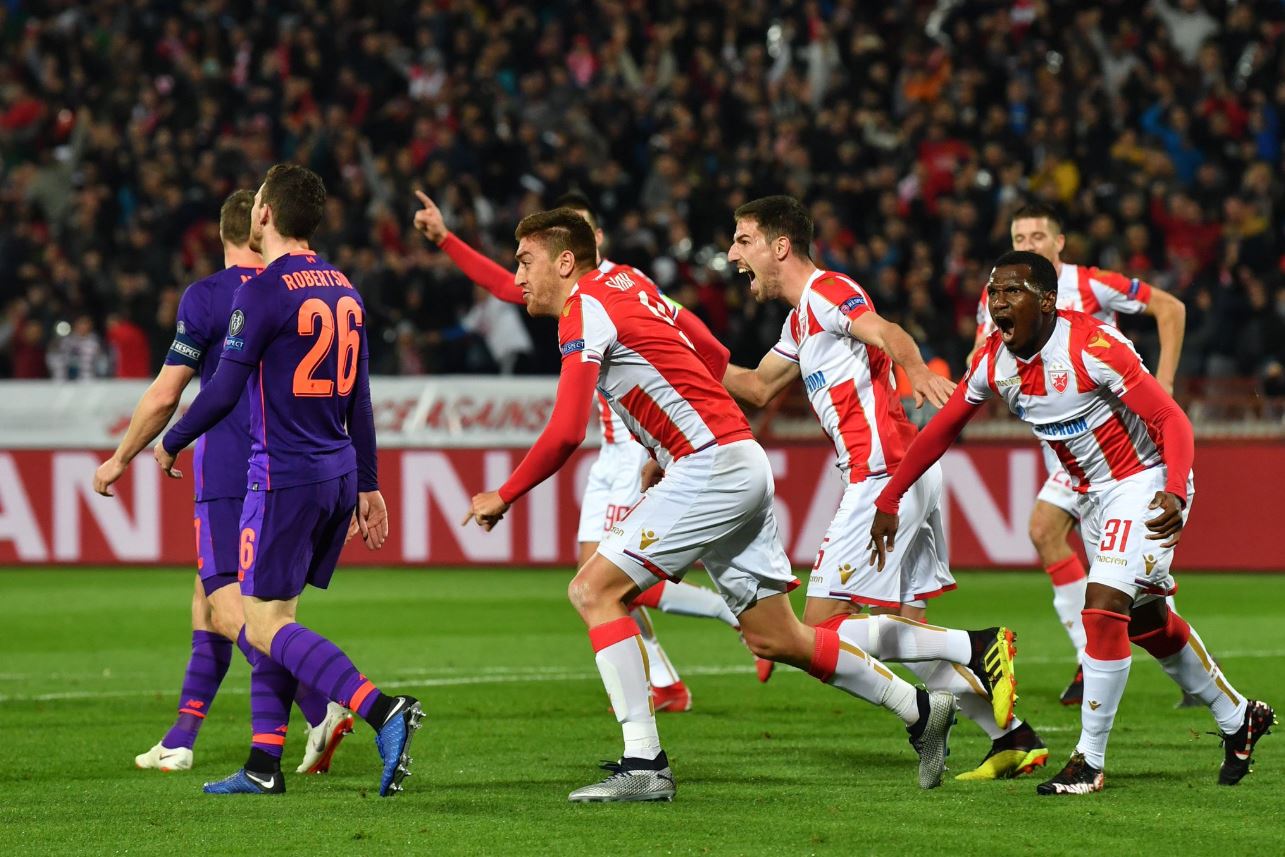 Ιστορική σφαλιάρα του Ερυθρού Αστέρα στη Λίβερπουλ!