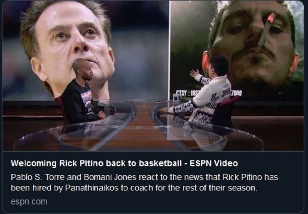 Παναθηναϊκός: Το ESPN για την πρόσληψή του Ρικ Πιτίνο και τον Δ.Γιαννακόπουλο (vid)
