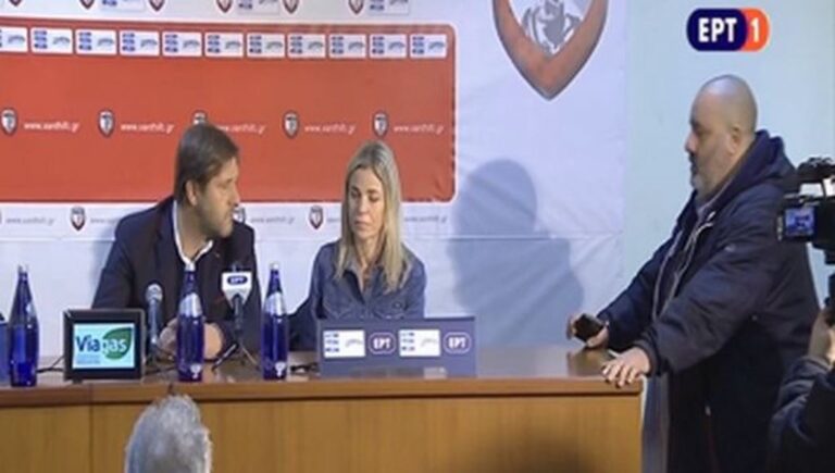 Ένταση στη συνέντευξη Τύπου στα Πηγάδια (vid)