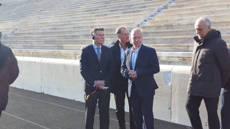 Στο Καλλιμάρμαρο ο Πρόεδρος της Παγκόσμιας ομοσπονδίας στίβου (vid)