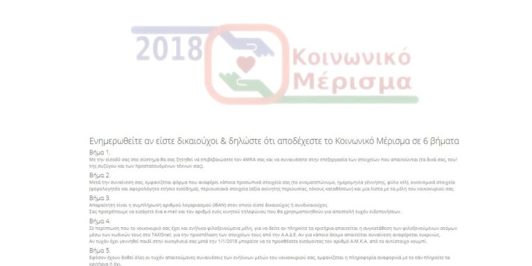 Κοινωνικό μέρισμα: 585.000 αιτήσεις μέσα σε 24 ώρες