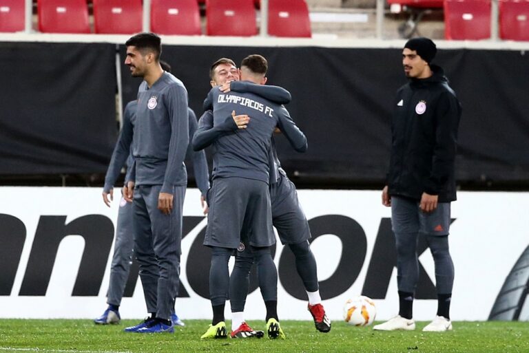Ολυμπιακός: Η τελευταία προπόνηση πριν από τα Χριστούγεννα