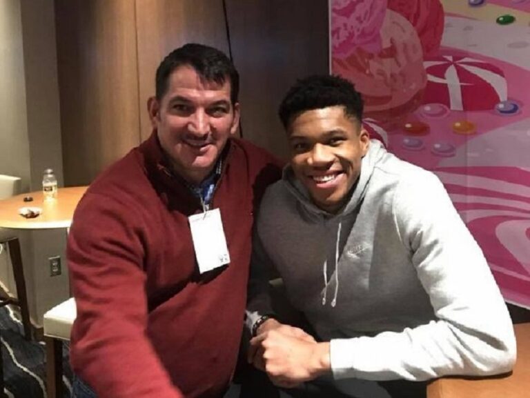 Ο Πύρρος Δήμας συνάντησε τον Αντετοκούνμπο (pic)