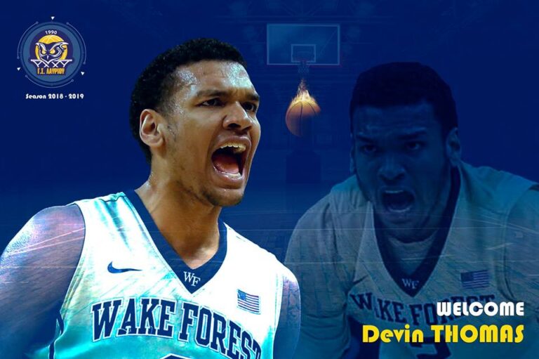 Λαύριο: Ανακοίνωσε και τον Ντέβιν Τόμας