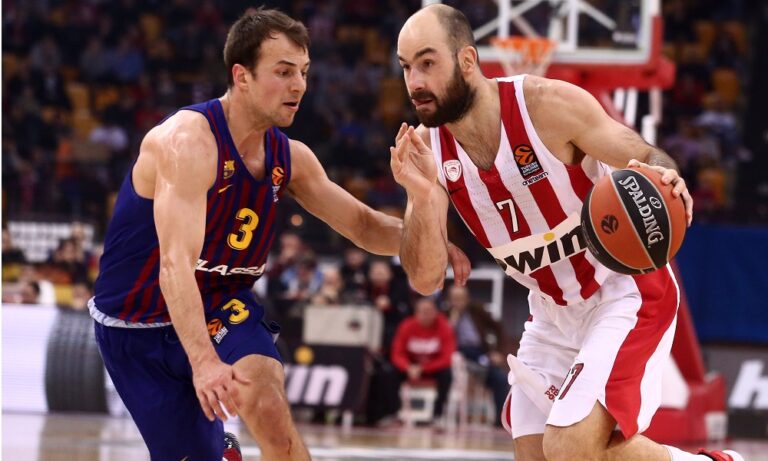 Ολυμπιακός – Μπαρτσελόνα 55-76: Έχασε τα πάντα!