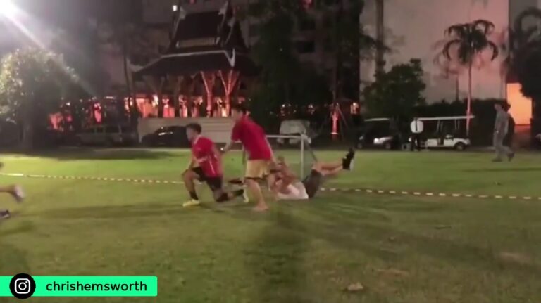 O… Thor παίζει ποδόσφαιρο και δεν το έχει (video)