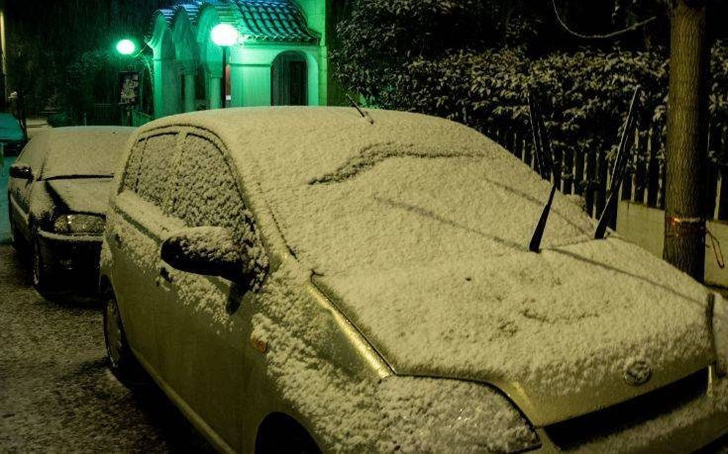 Κακοκαιρία: Έτσι ξύπνησαν οι Αθηναίοι-Χιόνισε σε όλη την Αθήνα (pics)