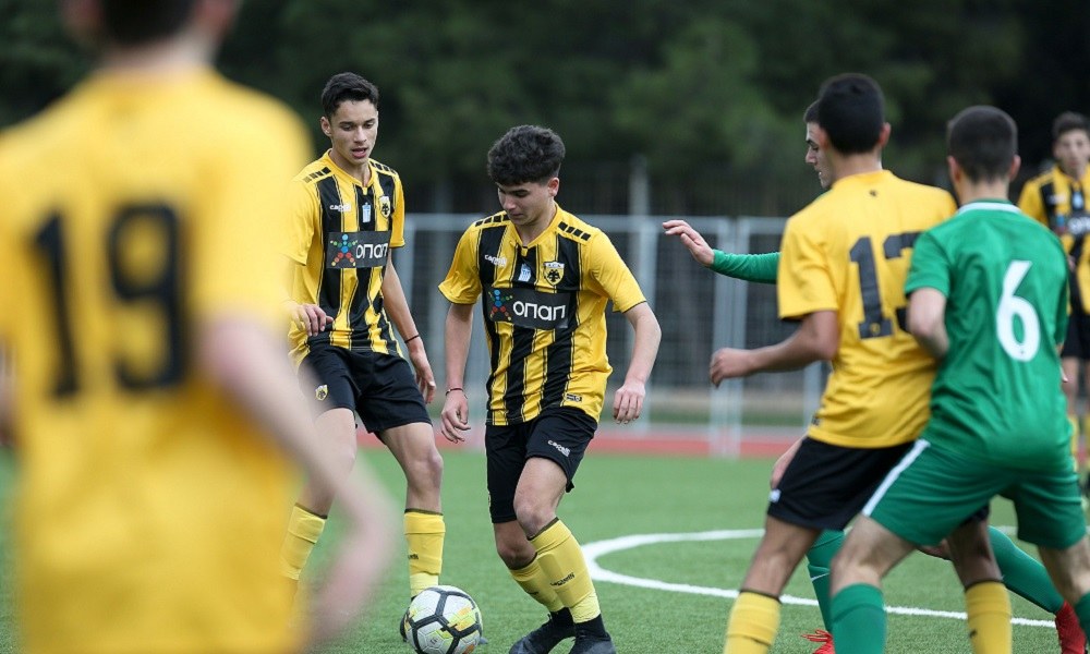 AEK-Παναθηναϊκός 4-1: «Κιτρινόμαυρος» θρίαμβος στη Super League Κ15