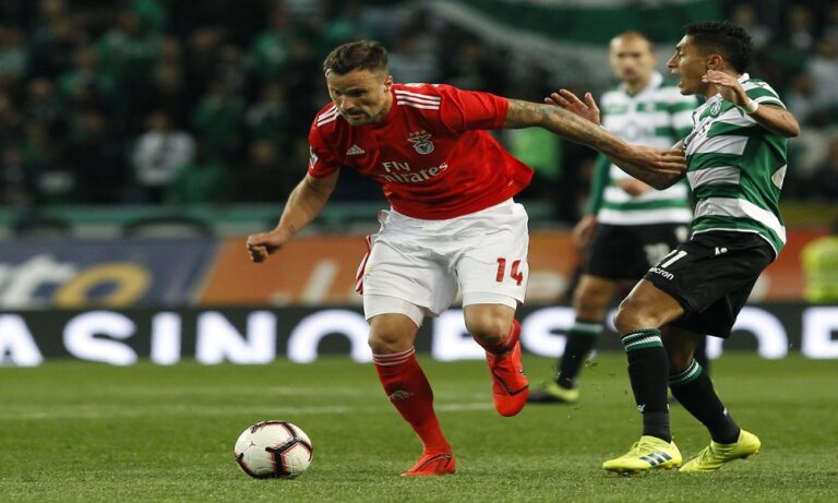 Σπόρτινγκ-Μπενφίκα 2-4: Θρίαμβος των «αετών», με αποβολή Βλαχοδήμου (vid)