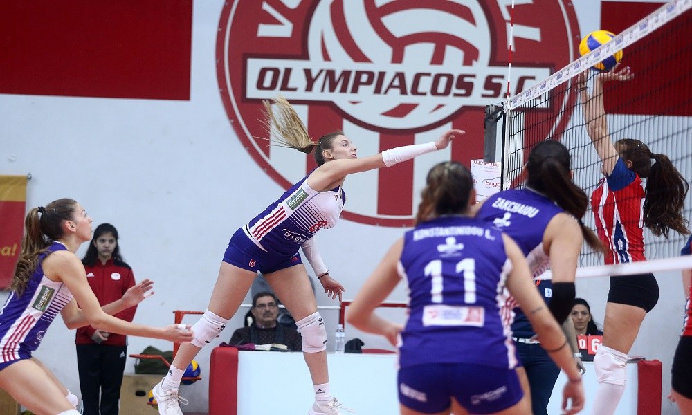 Βόλεϊ Α1 Γυναικών: Πρωτιά σε 47 λεπτά ο Ολυμπιακός