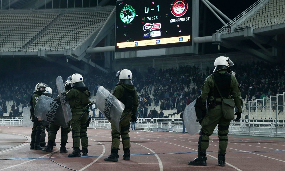 Παναθηναϊκός-Ολυμπιακός: Η έκθεση της Αστυνομίας για τα επεισόδια