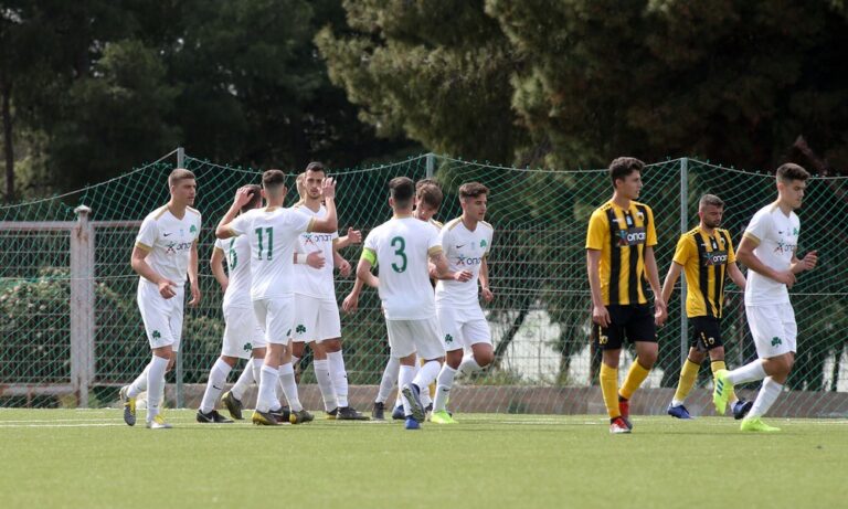 Κ19 ΑΕΚ – Παναθηναϊκός 0-6: «Πράσινος» θρίαμβος