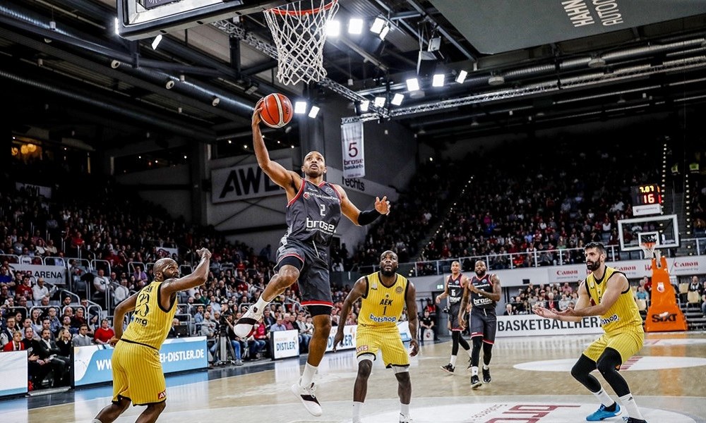 Μπάμπεργκ-ΑΕΚ 71-67: Ζωντανή με Θίοντορ