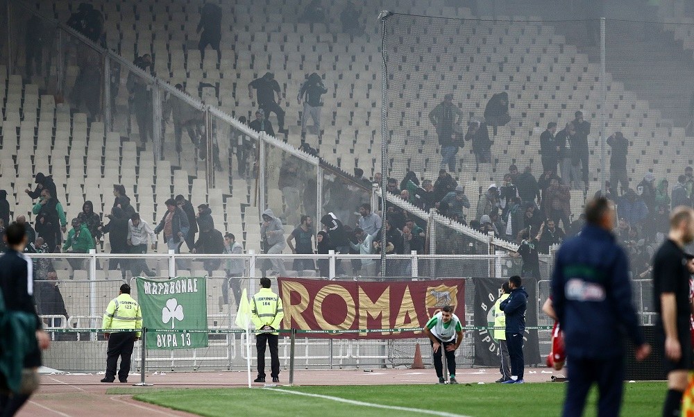 Παναθηναϊκός - Ολυμπιακός: Διακοπή στο ΟΑΚΑ!