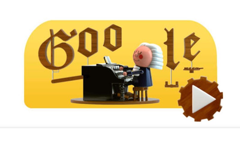 Google Doodle: Αφιερωμένο στον Γιόχαν Σεμπάστιαν Μπαχ