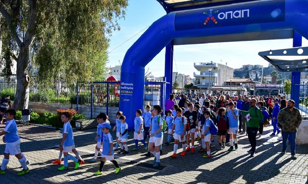 Φεστιβάλ Αθλητικών Ακαδημιών ΟΠΑΠ: Μεγάλη γιορτή του αθλητισμού στα Σπάτα με συμμετοχή 3.000 παιδιών και γονέων/κηδεμόνων