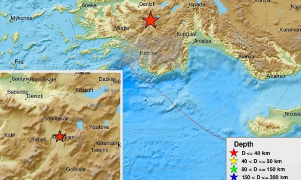 Τουρκία: Ισχυρός σεισμός 5,9 Ρίχτερ