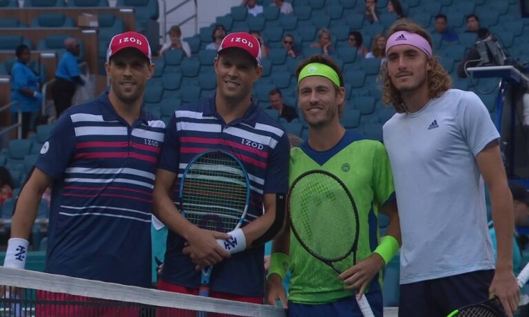 Τσιτσιπάς: Ήττα στον τελικό του διπλού στο Μαϊάμι (vids)