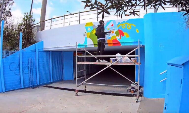 Πώς ο ΟΠΑΠ έβαλε χρώμα και διασκέδαση σε μία υπόγεια διάβαση