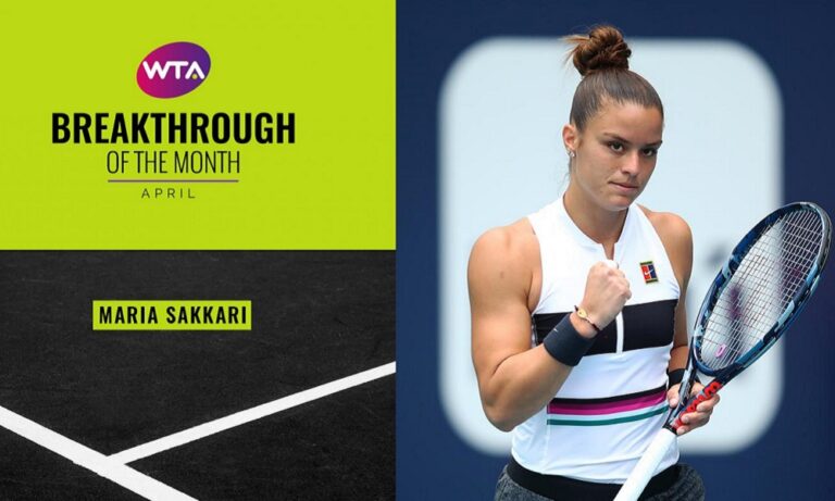 Μαρία Σάκκαρη: Αποκάλυψη του μήνα στην WTA!