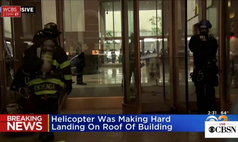 Νέα Υόρκη: Ελικόπτερο έπεσε σε ουρανοξύστη