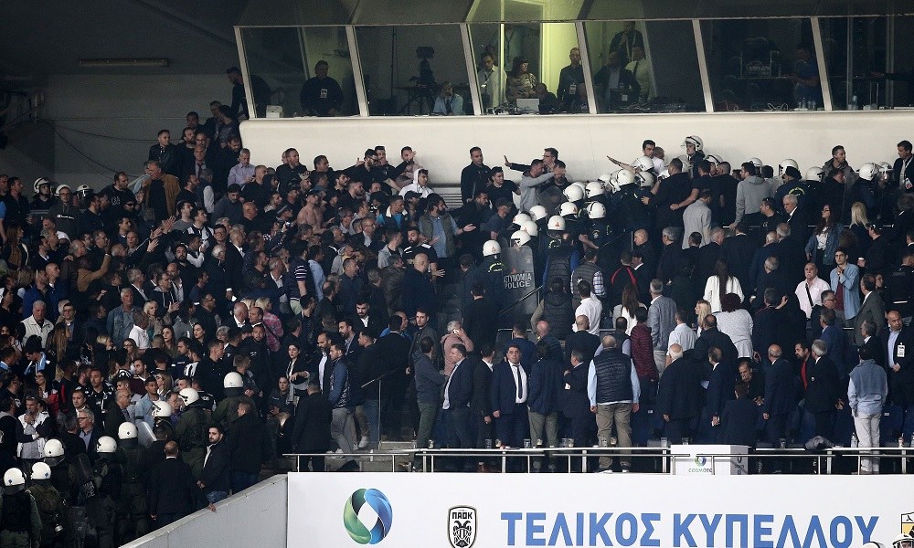 Τελικός Κυπέλλου Ελλάδας: Πρόστιμα σε ΠΑΟΚ και ΑΕΚ