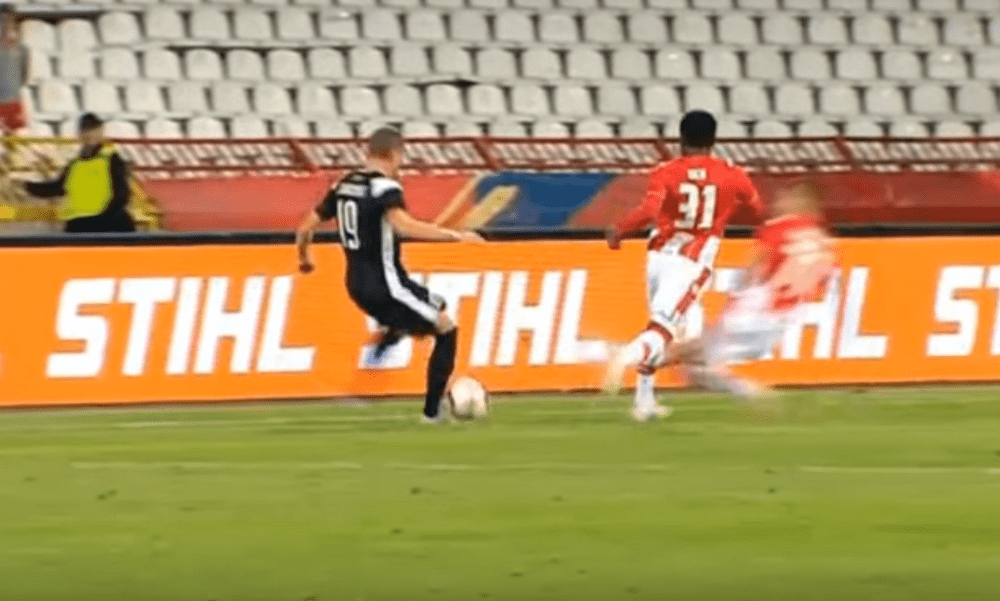 Βίντεο-σοκ: Φρικιαστικός τραυματισμός στο Ερυθρός Αστέρας-Σούντουβα (vid)