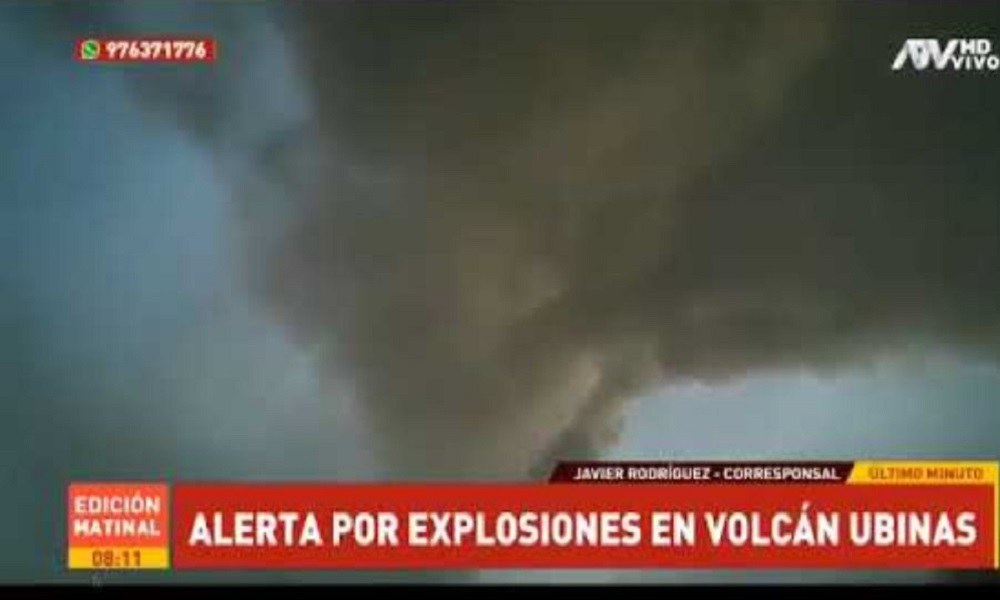 Περού: Ηφαιστειακή έκρηξη – Εκκενώθηκαν σπίτια (vid)